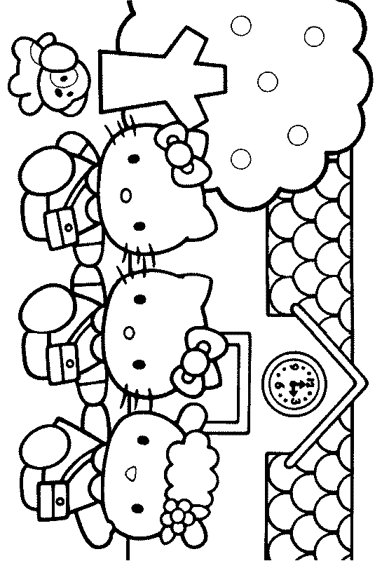 Hello Kitty kolorowanki